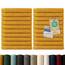 Blumtal Premium Frottier Gästehandtücher Set 24 teilig 100% Baumwolle - Oeko-TEX zertifiziertes Gästehandtuch 24x (30x30 cm) - Ultra saugstarkes Gästetücher Set waschbar °60 - Handtücher Gelb