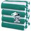 Utopia Towels - Große Strandtücher Cabana-Streifen (76 x 152 cm) 100% gesponnene Baumwolle, weich und saugfähige Handtücher (4er-Pack, Grün)