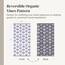 Amrapur Overseas Modern Threads Handtuch-Set, 6-teilig, gefärbt, Bio-Ranken, Jacquard/solide, ultraweich, 500 g/m², 100% gekämmte Baumwolle, Grau/Lavendel