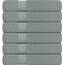 Utopia Towels - 6er-Pack mittelgroße Badetücher aus 100% Baumwolle mit Aufhängeschlaufen, 60x120 cm Duschtuch, weiche und saugfähige Handtücher (Silber)