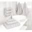 American Soft Linen Luxuriöses 6-teiliges Handtuch-Set, 2 Badetücher, 2 Handtücher, 2 Waschlappen, 100% türkische Baumwolle, Handtücher für Badezimmer, silbergraue Handtuch-Sets