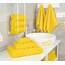 American Soft Linen Luxuriöses 6-teiliges Handtuch-Set, 2 Badetücher, 2 Handtücher, 2 Waschlappen, 100% Baumwolle, türkische Handtücher für Badezimmer, Gelb