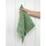 American Soft Linen Luxus-Waschlappen für Badezimmer, 100% Baumwolle, 4-teiliges türkisches Waschlappen-Set, 33 x 33 cm, weiche Lappen für Körper und Gesicht, Salbeigrün