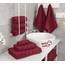 American Soft Linen Luxuriöses 6-teiliges Handtuch-Set, 2 Badetücher, 2 Handtücher, 2 Waschlappen, 600 g/m², 100 % Baumwolle, türkische Handtücher für Badezimmer, Bordeauxrot
