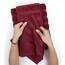 American Soft Linen, 4-teiliges Badetuch-Set, 100% türkische Baumwolle, 27 in 54 in Badetücher für Badezimmer, weiche, saugfähige Badetücher, extra groß, schnell trocknende Duschtücher, Burgunderrot