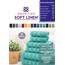 American Soft Linen, Handtuch-Set, 100% türkische Baumwolle, 6-teilig, saugfähig, langlebig, weich und flauschig, für Hotel- und Spa-Badetücher, 610 g/m², 2 Badetücher, Badwäsche-Set, türkisblau