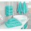 American Soft Linen Luxuriöses 6-teiliges Handtuch-Set, 2 Badetücher, 2 Handtücher, 2 Waschlappen, 100% türkische Baumwolle, Handtücher für Badezimmer, türkisblaue Handtuch-Sets