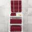 American Soft Linen, 4-teiliges Badetuch-Set, 100% türkische Baumwolle, 27 in 54 in Badetücher für Badezimmer, weiche, saugfähige Badetücher, extra groß, schnell trocknende Duschtücher, Burgunderrot