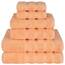 American Soft Linen Luxuriöses 6-teiliges Handtuchset, 2 Badetücher, 2 Handtücher, 2 Waschlappen, 100% türkische Baumwolle Handtücher für Badezimmer, Malibu Handtuchsets