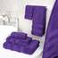 American Soft Linen Salem Türkisches Badetuch-Set, 100% Baumwolle, 600 g/m², 6 Stück Handtücher für Badezimmer, 2 Badetücher, 2 Handtücher, 2 Waschlappen, Lila