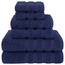 American Soft Linen, 6-teiliges Handtuch-Set, 100% türkische Baumwolle, Handtücher für Badezimmer, weich, saugfähig, 2 Badetücher, 2 Handtücher, 2 Waschlappen, Marineblau
