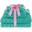 American Soft Linen, Handtuch-Set, 100% türkische Baumwolle, 6-teilig, saugfähig, langlebig, weich und flauschig, für Hotel- und Spa-Badetücher, 610 g/m², 2 Badetücher, Badwäsche-Set, türkisblau