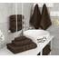 American Soft Linen Premium türkische echte Baumwolle, Luxus-Hotel-Qualität für maximale Weichheit und Saugfähigkeit Modern 6 Pieces Towel Set Schokobraun