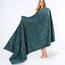 American Soft Linen Übergroßes Badetuch für Badezimmer, 100% Baumwolle, türkisches Jumbo-Badetuch für Erwachsene, 100% Baumwolle, 101,6 x 203,2 cm, Blaugrün
