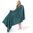 American Soft Linen Jumbo-Badetücher, 100% Baumwolle, türkisches Badetuch, übergroßes Luxus-Badetuch für Badezimmer, Strand und Pool, 76,2 x 177,9 cm, Blaugrün