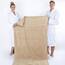 American Soft Linen Großes Jumbo-Badetuch aus 100% türkischer echter Baumwolle, 35 x 70 cm, Premium-& Luxus-Handtücher für Badezimmer, maximale Weichheit & saugfähiges Badelaken, Sandtaupe