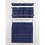 American Soft Linen Luxus-Handtücher für Badezimmer, 100% Baumwolle, türkisch, 4-teiliges Handtuch-Set, 600 g/m², Handtücher für Küche, marineblaue Handtücher