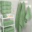 American Soft Linen, 4-teiliges Badetuch-Set, 100% türkische Baumwolle, 27 in 54 Badetücher für Badezimmer, weiche, saugfähige Badetücher, extra groß, schnell trocknende Duschtücher, salbeigrün