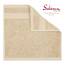 American Soft Linen Salem Waschlappen-Sets, 4-teilig, luxuriös, 600 g/m², 100 % Baumwolle, Waschlappen für Badezimmer, 33 x 33 cm, hochwertige Handtücher, Beige
