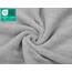 American Soft Linen Luxus-Waschlappen für Badezimmer, 600 g/m², 100 % Baumwolle, 4-teiliges türkisches Waschlappen-Set, 33 x 33 cm, weiche Lappen für Körper und Gesicht, Hellgrau
