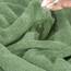 American Soft Linen Salem Türkisches Badetuch-Set, 100% Baumwolle, 600 g/m², 6 Stück Handtücher für Badezimmer, 2 Badetücher, 2 Handtücher, 2 Waschlappen, Salbeigrün