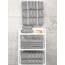 American Soft Linen Luxuriöses 4-teiliges Badetuch-Set, 100% Baumwolle, türkische Badetücher für Badezimmer, 68,6 x 137,2 cm, große Badezimmer-Duschtücher, Hellgrau