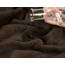 American Soft Linen Luxus-Waschlappen für Badezimmer, 600 g/m², 100 % Baumwolle, 4-teiliges türkisches Waschlappen-Set, 33 x 33 cm, weiche Lappen für Körper und Gesicht, Braun