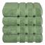 American Soft Linen Luxus-Handtücher für Badezimmer, 100% Baumwolle, türkisches 4-teiliges Handtuch-Set, 600 g/m², Handtücher für Küche, Salbeigrün