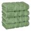 American Soft Linen Luxus-Handtücher für Badezimmer, 100% Baumwolle, türkisches 4-teiliges Handtuch-Set, 600 g/m², Handtücher für Küche, Salbeigrün