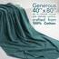 American Soft Linen Übergroßes Badetuch für Badezimmer, 100% Baumwolle, türkisches Jumbo-Badetuch für Erwachsene, 100% Baumwolle, 101,6 x 203,2 cm, Blaugrün