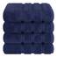 American Soft Linen Luxus-Handtücher für Badezimmer, 100% Baumwolle, türkisch, 4-teiliges Handtuch-Set, 600 g/m², Handtücher für Küche, marineblaue Handtücher
