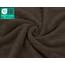American Soft Linen Luxus-Waschlappen für Badezimmer, 600 g/m², 100 % Baumwolle, 4-teiliges türkisches Waschlappen-Set, 33 x 33 cm, weiche Lappen für Körper und Gesicht, Braun