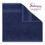 American Soft Linen Salem Waschlappen-Sets, 4-teilig, luxuriös, 600 g/m², 100 % Baumwolle, Waschlappen für Badezimmer, 33 x 33 cm, hochwertige Handtücher, Marineblau