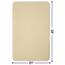 American Soft Linen Flauschiger, geschäumter Badteppich, maschinenwaschbar, 53,3 x 81,3 cm, Beige