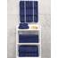 American Soft Linen, 4-teiliges Badetuch-Set, 100% türkische Baumwolle, 27 in 54 Badetücher für Badezimmer, weiche, saugfähige Badetücher, extra groß, schnell trocknende Duschtücher, Marineblau