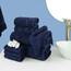 Chakir Turkish Linens | Hotel- & Spa-Qualität 100% Baumwolle Premium türkische Handtücher | weich und saugfähig (8-teilige Handtuch-Sets, Marineblau)