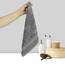 Chakir Turkish Linens 100% Turkish Cotton Luxury Hotel & Spa Washcloth Set (Set of 12, Gray)