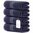 Luxuriöse weiße Badetücher, groß, 100 % weiche Baumwolle, 700 g/m², saugfähiges Hotel-Badezimmerhandtuch, 68,6 x 137,2 cm, 4 Stück, Marineblau
