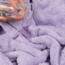 Cotton Paradise 6-teiliges Handtuch-Set, 100% Baumwolle, weich, saugfähig, türkische Handtücher für Badezimmer, 2 Badetücher, 2 Handtücher, 2 Waschlappen, lila Handtuch-Set