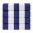 Cotton Paradise, Cabana-gestreifte Strandtücher, 4er-Pack, 76,2 x 152,4 cm, extra große Pool-Handtücher, weich, saugfähig, schnell trocknend, Marineblau