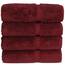 Chakir Turkish Linens Luxus Hotel & Spa Badetuch 27x54 - Bath Towel Cranberry
