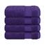 Cotton Paradise Türkische Waschlappen für Badezimmer, 100 % Baumwolle, weich, saugfähig, kleine Handtücher, Waschlappen für Körper, violette Waschlappen