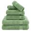 Cotton Paradise 100% türkische Baumwolle, weiche, saugfähige Handtücher für Badezimmer, 6 Stück – 2 Badetücher, 2 Handtücher, 2 Waschlappen, Salbeigrün