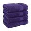 Cotton Paradise Türkische Waschlappen für Badezimmer, 100 % Baumwolle, weich, saugfähig, kleine Handtücher, Waschlappen für Körper, violette Waschlappen