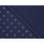 Cotton Paradise rutschfeste Badematten für Badezimmer, 100% Baumwolle, 50,8 x 86,4 cm, weich, saugfähig, schnell trocknend, maschinenwaschbar, Boden-Badematte, marineblauer Badteppich