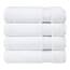 Cotton Paradise, Badetuch-Set, 100% türkische Baumwolle, Luxus-Hotel-Spa-Qualität, weich, saugfähig, schnell trocknend, dick, 600 g/m², Badezimmer-Abstand nach der Dusche, 68 x 137 cm, Weiß