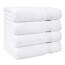 Cotton Paradise, Badetuch-Set, 100% türkische Baumwolle, Luxus-Hotel-Spa-Qualität, weich, saugfähig, schnell trocknend, dick, 600 g/m², Badezimmer-Abstand nach der Dusche, 68 x 137 cm, Weiß