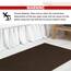 Cotton Paradise rutschfeste Badematten für Badezimmer, 100% Baumwolle, 50,8 x 86,4 cm, weich, saugfähig, schnell trocknend, maschinenwaschbar, Boden-Badematte, brauner Badteppich