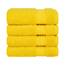 Cotton Paradise Türkische Waschlappen für Badezimmer, 100% Baumwolle, weich, saugfähig, kleine Handtücher, Waschlappen für Körper, gelbe Waschlappen