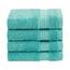 Cotton Paradise Waschlappen für Badezimmer, 33 x 33 cm, 100 % türkische Baumwolle, weiche, saugfähige Luxus-Waschlappen, kleine Handtücher, türkisfarbene Waschlappen